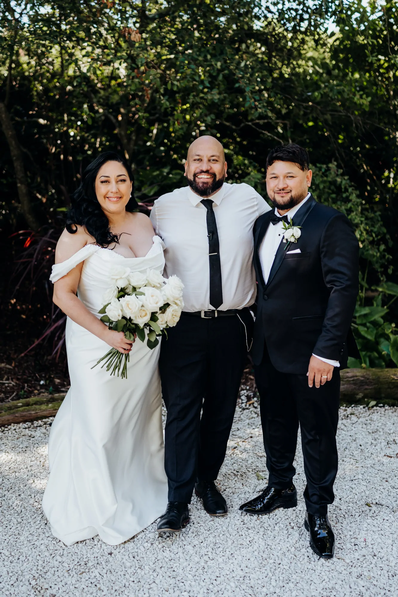 Carla & Chris on their wedding day